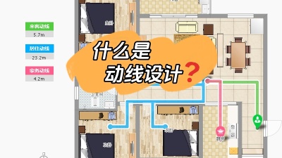今日裝修知識(shí)分享：什么是動(dòng)線設(shè)計(jì)？