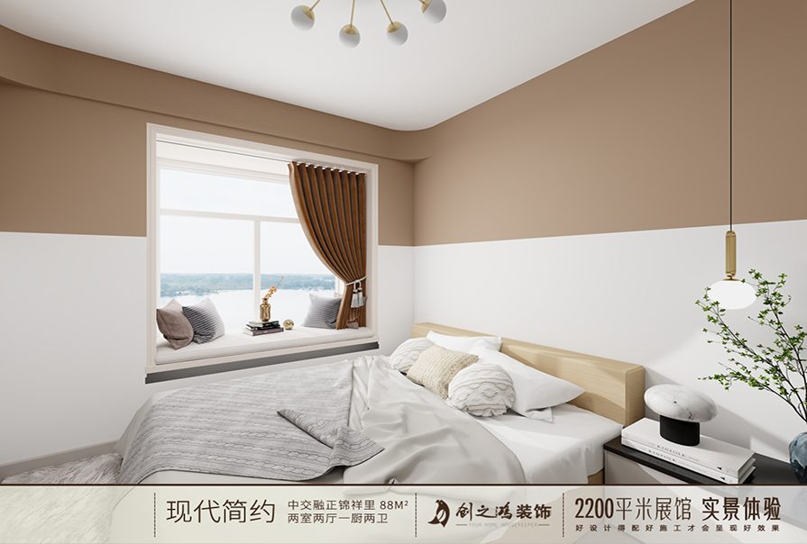 中交融正錦祥里88㎡<font color='red'>現(xiàn)代簡約風(fēng)格</font>裝修案例